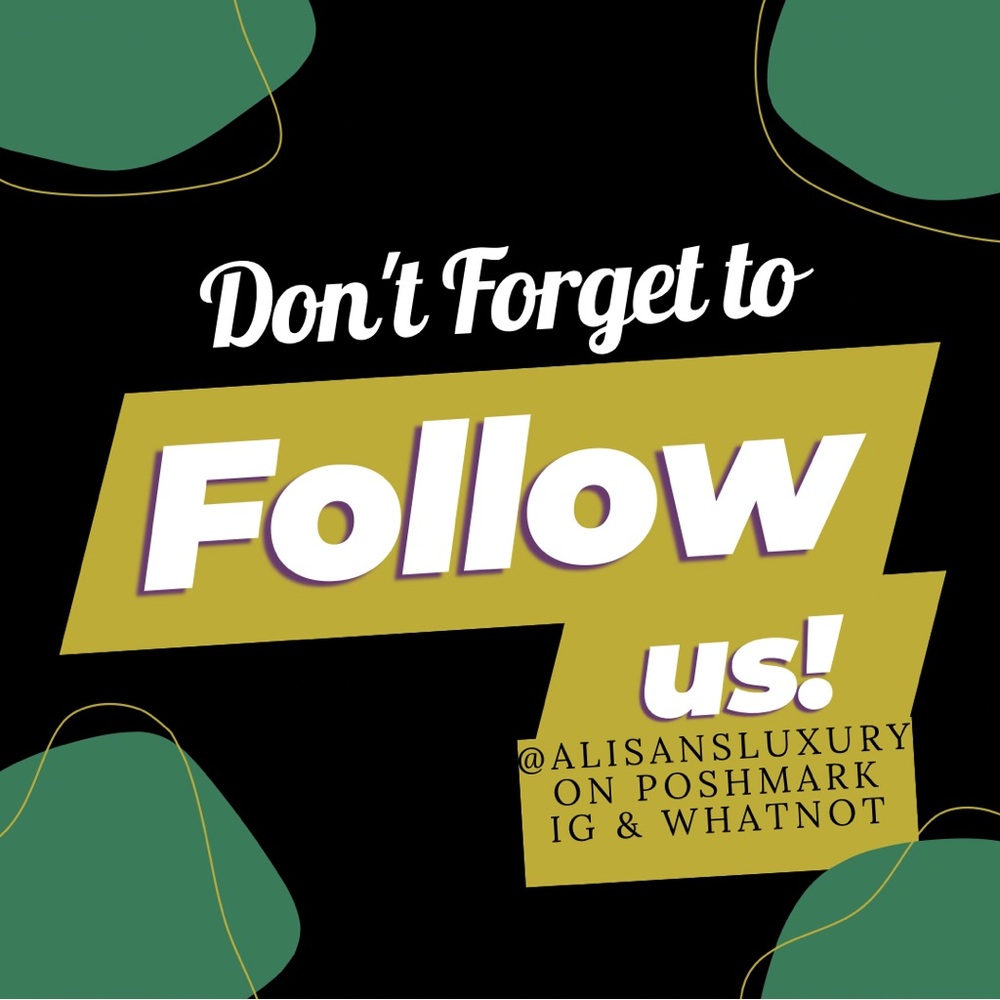 Follow our new store @alisansluxury